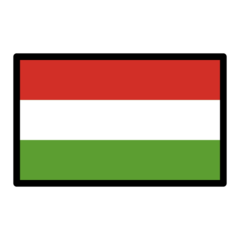 How emoji flag: Hungary displayed on Openmoji