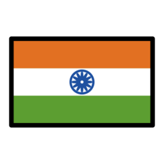 How emoji flag: India displayed on Openmoji