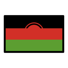 How emoji flag: Malawi displayed on Openmoji