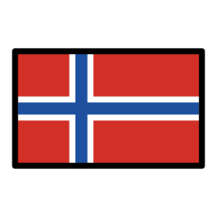 How emoji flag: Norway displayed on Openmoji