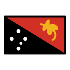 How emoji flag: Papua New Guinea displayed on Openmoji