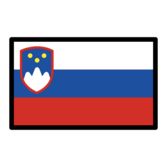 How emoji flag: Slovenia displayed on Openmoji