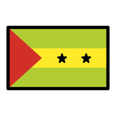 How emoji flag: São Tomé & Príncipe displayed on Openmoji