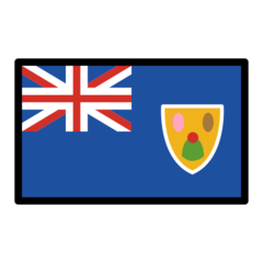 How emoji flag: Turks & Caicos Islands displayed on Openmoji