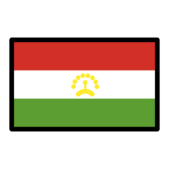 How emoji flag: Tajikistan displayed on Openmoji