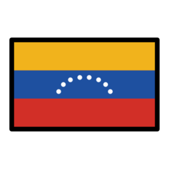 How emoji flag: Venezuela displayed on Openmoji