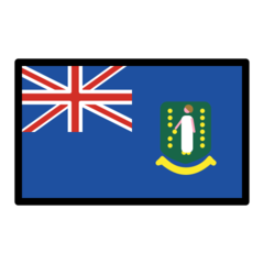 How emoji flag: British Virgin Islands displayed on Openmoji