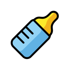 How emoji baby bottle displayed on Openmoji