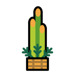 How emoji pine decoration displayed on Openmoji