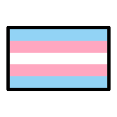 How emoji transgender flag displayed on Openmoji