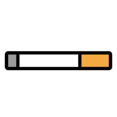 How emoji cigarette displayed on Openmoji