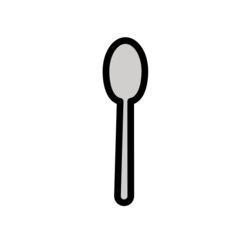 How emoji spoon displayed on Openmoji