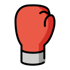 How emoji boxing glove displayed on Openmoji