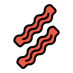 How emoji bacon displayed on Openmoji