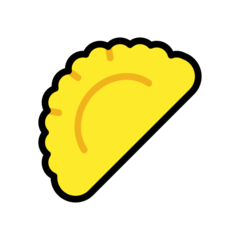 How emoji dumpling displayed on Openmoji