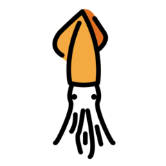 How emoji squid displayed on Openmoji