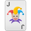 How emoji joker displayed on Samsung