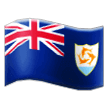 How emoji flag: Anguilla displayed on Samsung