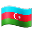 How emoji flag: Azerbaijan displayed on Samsung