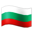 How emoji flag: Bulgaria displayed on Samsung