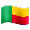 How emoji flag: Benin displayed on Samsung