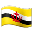 How emoji flag: Brunei displayed on Samsung