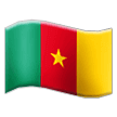 How emoji flag: Cameroon displayed on Samsung