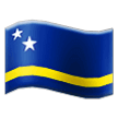 How emoji flag: Curaçao displayed on Samsung