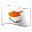 How emoji flag: Cyprus displayed on Samsung