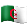 How emoji flag: Algeria displayed on Samsung