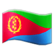 How emoji flag: Eritrea displayed on Samsung