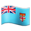 How emoji flag: Fiji displayed on Samsung