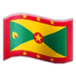 How emoji flag: Grenada displayed on Samsung