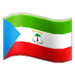 How emoji flag: Equatorial Guinea displayed on Samsung