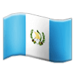 How emoji flag: Guatemala displayed on Samsung