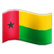 How emoji flag: Guinea-Bissau displayed on Samsung