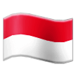 How emoji flag: Indonesia displayed on Samsung