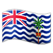 How emoji flag: British Indian Ocean Territory displayed on Samsung