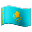 How emoji flag: Kazakhstan displayed on Samsung