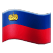 How emoji flag: Liechtenstein displayed on Samsung