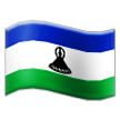 How emoji flag: Lesotho displayed on Samsung