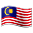 How emoji flag: Malaysia displayed on Samsung