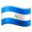 How emoji flag: Nicaragua displayed on Samsung