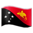 How emoji flag: Papua New Guinea displayed on Samsung