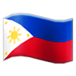 How emoji flag: Philippines displayed on Samsung