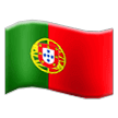 How emoji flag: Portugal displayed on Samsung