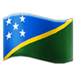 How emoji flag: Solomon Islands displayed on Samsung