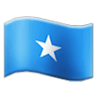 How emoji flag: Somalia displayed on Samsung