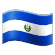 How emoji flag: El Salvador displayed on Samsung