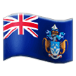 How emoji flag: Tristan da Cunha displayed on Samsung